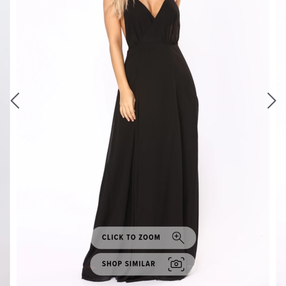 Monroe Wrap Dress - Black - Picture 5 of 5